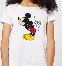 Disney Mickey Mouse Mickey Split Kiss Women's T-Shirt - White - S
