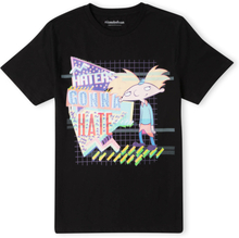 Nickelodeon Hey Arnold Haters Gonna Hate Unisex T-Shirt - Black - XS - Black