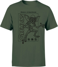 Gremlins Stripe Men's T-Shirt - Forest Green - S
