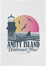 Jaws Amity Island Tea Towel