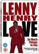 Lenny Henry - So Much Things To Say, Live