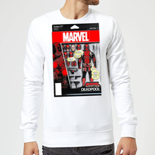 Marvel Deadpool Action Figure Sweatshirt - White - M - White