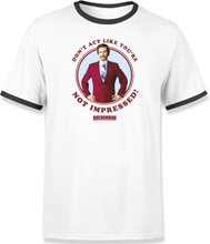 Anchorman Don't Act Like You're Not Impressed Men's T-Shirt - White - S - White