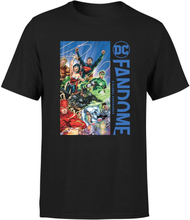 DC Fandome Justice League Men's T-Shirt - Black - XS
