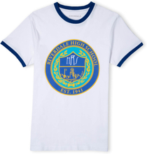 Riverdale Riverdale High Unisex Ringer T-Shirt - White / Blue - S - White