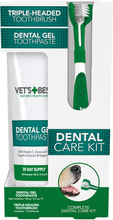 Vet's Best® Zahnpflege Set für Hunde - Zahnbürste und Zahnpasta
