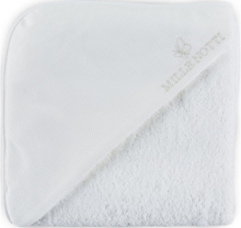 Albergo Baby Towel With Hoodie Home Bath Time Towels & Cloths Towels Hvit Mille Notti*Betinget Tilbud