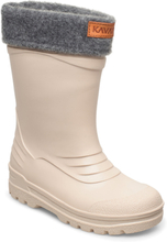Gimo Wp Shoes Rubberboots High Rubberboots Lined Rubberboots Creme Kavat*Betinget Tilbud