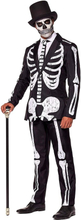 Suitmeister Skeleton Grunge Black Kostym - Large