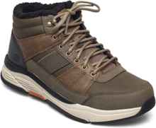 Mens Relaxed Fit Benago - Treno Shoes Boots Winter Boots Grønn Skechers*Betinget Tilbud