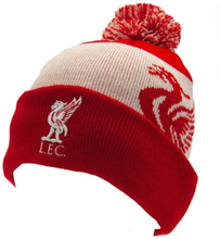 Liverpool FC Unisex Adult Bobble Knitted Crest Beanie