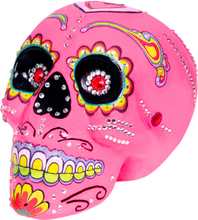 Rosa Sugar Skull Dekoration Deluxe