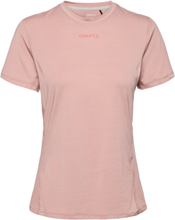 Adv Essence Ss Tee W T-shirts & Tops Short-sleeved Rosa Craft*Betinget Tilbud