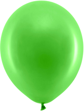Rainbow Små Latexballonger Pastell Gröna