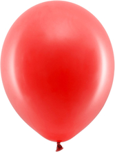 Rainbow Små Latexballonger Pastell Röda