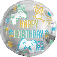 Folieballong Happy Birthday Gaming