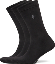 Pe 3Pk Daniel Bamboo Crew Underwear Socks Regular Socks Black Panos Emporio