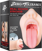 Zero Tolerance Real Mouth Stroker Masturbator oral