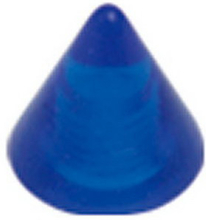 Secret Point Blue - 5 mm Akrylkula till 1,6 mm stång