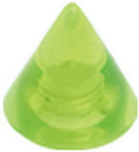 Secret Point Green - 5 mm Akrylkula till 1,6 mm stång