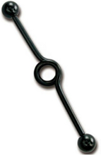 Circle Made Black - 1,6 x 40 mm Öronbarbell