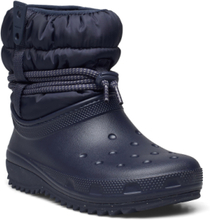 Classic Neo Puff Luxe Boot W Shoes Boots Ankle Boots Ankle Boot - Flat Blå Crocs*Betinget Tilbud
