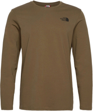 M L/S Easy Tee - Eu T-shirts Long-sleeved Grønn The North Face*Betinget Tilbud