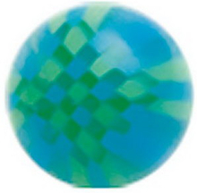 Playball - Grön och Blå Akrylkula