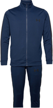 Ua Knit Track Suit Sweat-shirts & Hoodies Tracksuits - SETS Marineblå Under Armour*Betinget Tilbud