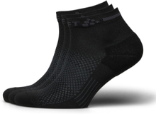 Core Dry Mid Sock 3-Pack Sport Socks Footies-ankle Socks Black Craft