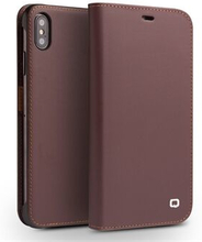 QIALINO Classic Gen II Top Layer Cowhide Leather Wallet Protection Flip Cover for iPhone XS Max
