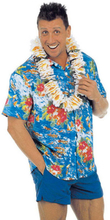 Hawaii Skjorte - Blå - Strl XL