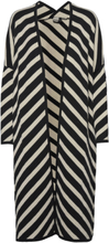 Long Stripe Cardigan Strikkegenser Cardigan Multi/mønstret Papu*Betinget Tilbud