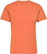 Adv Essence Ss Tee W T-shirts & Tops Short-sleeved Oransje Craft*Betinget Tilbud