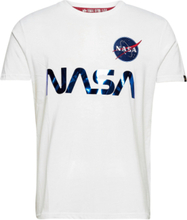 Nasa Reflective T T-shirts Short-sleeved Hvit Alpha Industries*Betinget Tilbud