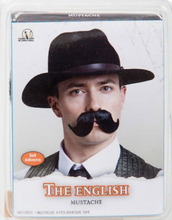 The English Mustache - Svart Lösmustasch