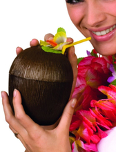Coconut Cup - Hawaiikopp Lokk, Blomst og Sugerør