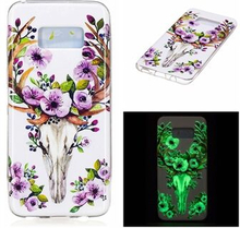 For Samsung Galaxy S8 Noctilucent IMD Soft TPU Phone Shell