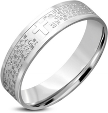 Spanish Prayer - Silverfärgad Ring i Kirurgisk Stål