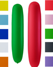 100 st Långa Ballonger i Blandade Färger - 45 och 53 cm