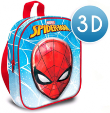 Marvel schooltas Spiderman 3D 30 cm polyester/EVA blauw/rood