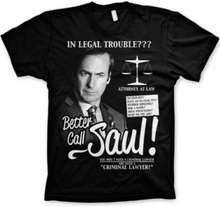 Better Call Saul Attorney At Law - Svart Unisex T-shirt