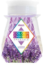 AirPure Colour Change Crystals - Farveskiftende Krystaller - Lavender Moments - Lys med Duft af Lave