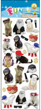 25 stk Klistermärken av Gangster Cats