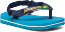 Hav Baby Brasil Logo Shoes Summer Shoes Blue Havaianas