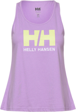 W Hh Logo Singlet T-shirts & Tops Sleeveless Lilla Helly Hansen*Betinget Tilbud