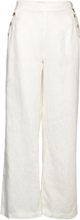 Pernille Trousers Bottoms Trousers Flared White BUSNEL