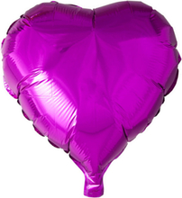 Hjerteformet Rosa Folieballong 45 cm