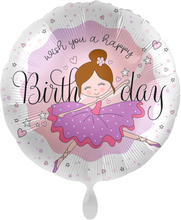 Happy Birthday Ballong Ballerina Birthday