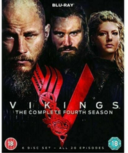 Vikings: The Complete Fourth Season DVD (2017) Travis Fimmel cert 18 6 discs Englist Brand New